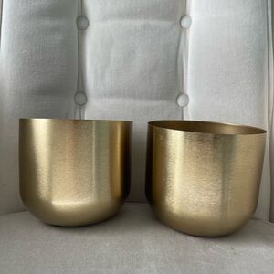 Gold Planter Set of 2